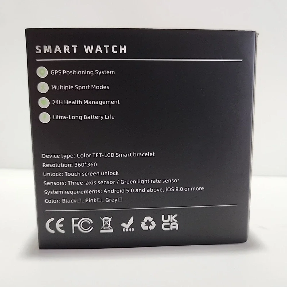 SOUYIE Smart Watch Women Sleep/Heart Rate Monitor Fitness tracker Android Apple